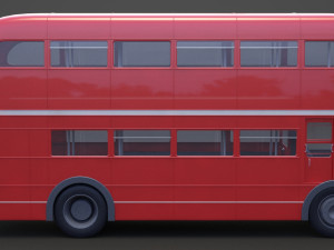 Double Decker Bus 3D Модель