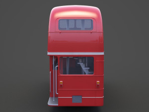 Double Decker Bus 3D Модель