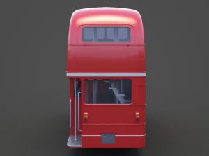 Double Decker Bus 3D Model