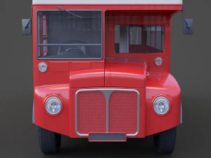 Double Decker Bus 3D Model