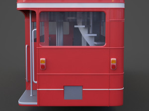 Double Decker Bus 3D Модель
