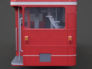 Double Decker Bus 3D Model