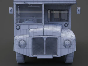 Double Decker Bus 3D Model