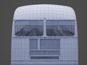 Double Decker Bus 3D Модель