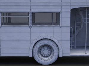 Double Decker Bus 3D Модель