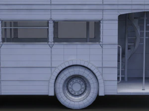 Double Decker Bus 3D Model