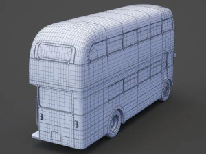 Double Decker Bus 3D Model