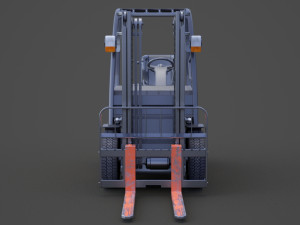 Toyota Geneo 25 Forklift 3D Model