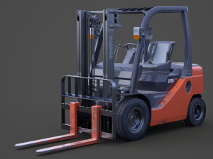Toyota Geneo 25 Forklift 3D Model