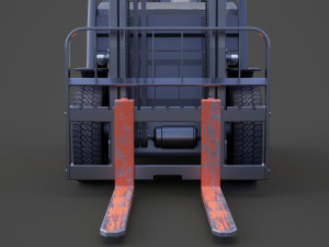 Toyota Geneo 25 Forklift 3D Model