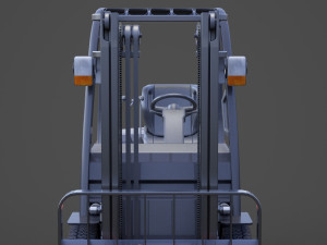 Toyota Geneo 25 Forklift 3D Model