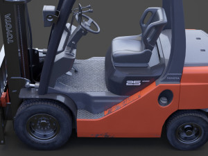 Toyota Geneo 25 Forklift 3D Model