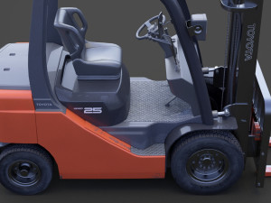 Toyota Geneo 25 Forklift 3D Model