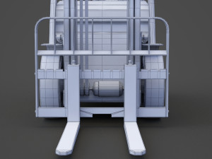 Toyota Geneo 25 Forklift 3D Model