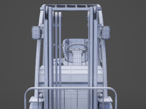 Toyota Geneo 25 Forklift 3D Model