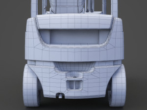 Toyota Geneo 25 Forklift 3D Model