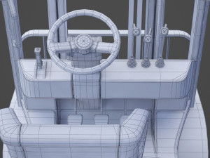 Toyota Geneo 25 Forklift 3D Model