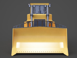Construction Vehicle - Bulldozer 02 3D Модель