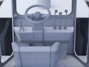 Construction Vehicle - Bulldozer 02 3D Model