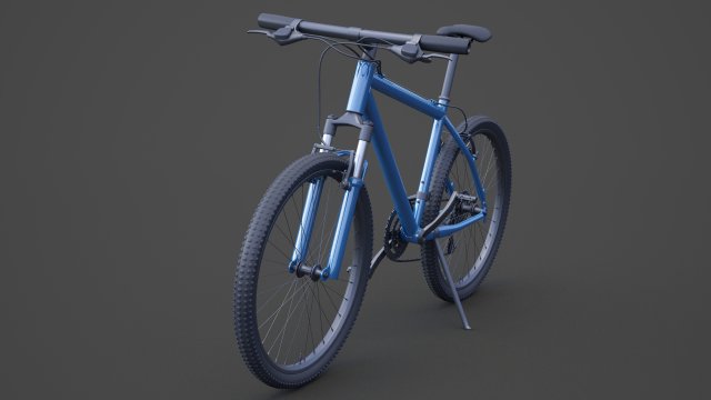 Mountain Bike 01 Model 3D .c4d .max .obj .3ds .fbx .stl .blend