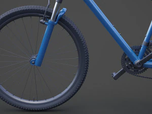 Mountain Bike 01 3D Model