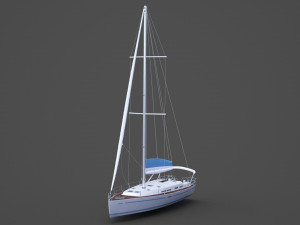 Photorealistic Yacht 04 Modelo 3D