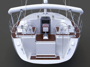 Photorealistic Yacht 04 3D Model