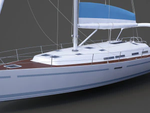 Photorealistic Yacht 04 3D Model