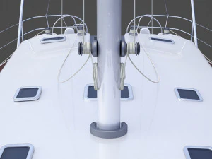 Photorealistic Yacht 04 3D Model