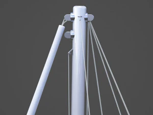 Photorealistic Yacht 04 3D Model