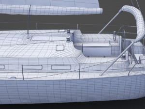 Photorealistic Yacht 04 Modelo 3D