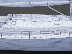 Photorealistic Yacht 04 Modelo 3D