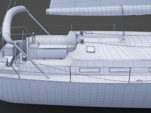 Photorealistic Yacht 04 Modelo 3D