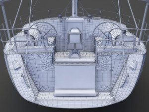 Photorealistic Yacht 04 Modelo 3D