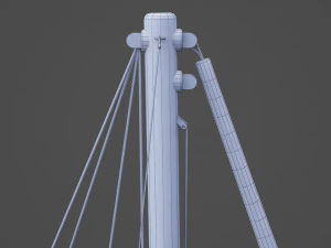 Photorealistic Yacht 04 3D Model