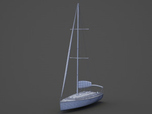 Photorealistic Yacht 04 Modelo 3D