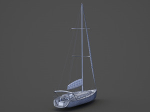 Photorealistic Yacht 04 Modelo 3D