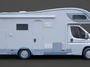 Fiat Ducato Campervan 3D Model