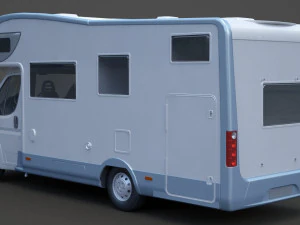 Fiat Ducato Campervan 3D Model