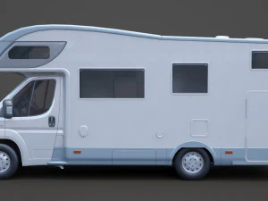 Fiat Ducato Campervan 3D Model