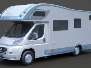 Fiat Ducato Campervan 3D Model