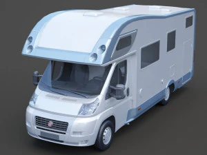 Fiat Ducato Campervan 3D Model