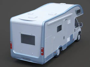 Fiat Ducato Campervan 3D Model