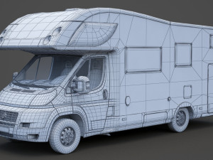 Fiat Ducato Campervan Modelo 3D