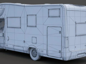 Fiat Ducato Campervan 3D Model