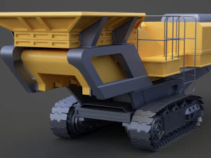 Construction machinery 01 3D Model