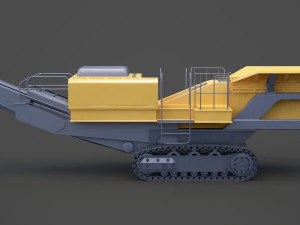 Construction machinery 01 3D Model