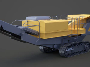 Construction machinery 01 3D Model