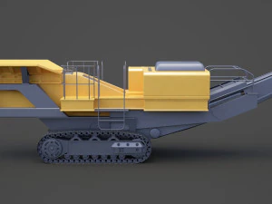 Construction machinery 01 3D Model