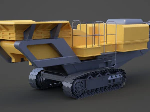 Construction machinery 01 3D Model